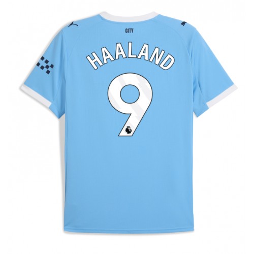 Manchester City Erling Haaland #9 Hemmatröja 2025-26 Kortärmad